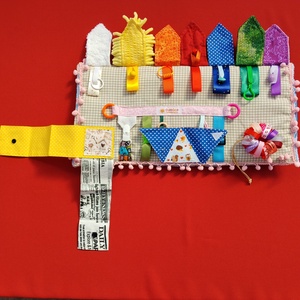 Aktivitás párna, időseknek, demencia, alzheimer, Baba - mama, Baba játékok, Mozgásfejlesztő játékok, Varrás, MESKA