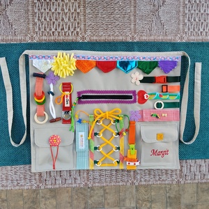 Demens kötény, stroke rehabilitáció, alzheimer, Baba - mama, Baba játékok, Mozgásfejlesztő játékok, Varrás, MESKA