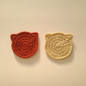 Cicás poháralátétek - Meska.hu