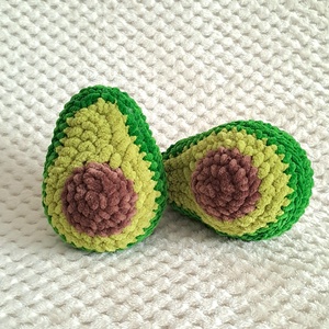 Horgolt avokádó plüss - játék & sport - plüssállat & játékfigura - más figura - Meska.hu