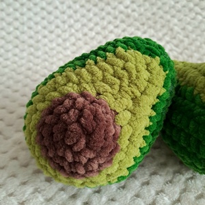 Horgolt avokádó plüss - játék & sport - plüssállat & játékfigura - más figura - Meska.hu