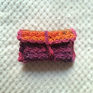 Horgolt kártyatartó  - táska & tok - pénztárca & más tok - kártyatartó & irattartó - Meska.hu