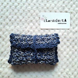 Horgolt kártyatartó  - táska & tok - pénztárca & más tok - kártyatartó & irattartó - Meska.hu