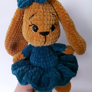 Pihe puha horgolt nyuszi - játék & sport - plüssállat & játékfigura - nyuszi - Meska.hu