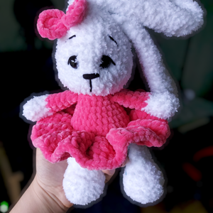 Bolyhos nyuszi - játék & sport - plüssállat & játékfigura - nyuszi - Meska.hu