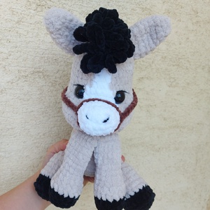 Horgolt póniló - játék & sport - plüssállat & játékfigura - ló - Meska.hu