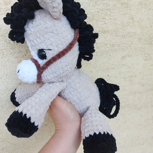 Horgolt póniló - játék & sport - plüssállat & játékfigura - ló - Meska.hu