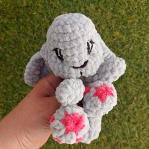 Puha alvós nyuszi - játék & sport - plüssállat & játékfigura - nyuszi - Meska.hu