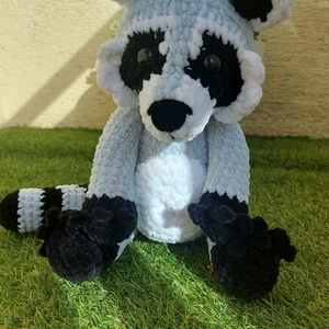 Horgolt mosómedve - játék & sport - plüssállat & játékfigura - maci - Meska.hu