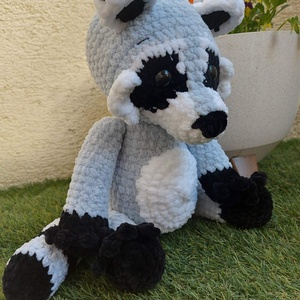 Horgolt mosómedve - játék & sport - plüssállat & játékfigura - maci - Meska.hu