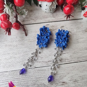 Fl - fürtös virágos fülbevaló - Meska.hu