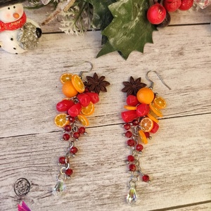 Karácsonyi fülbevaló - Meska.hu