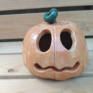 Töklámpás (Bob), Otthon & Életmód, Dekoráció, Halloween, Halloweeni tök, Agyagozás, Kerámia, MESKA