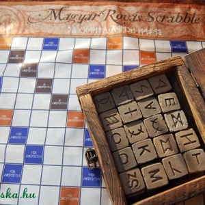 Magyar Rovás Szó Mozaik (Rovás Scrabble)  -  Rovásírást oktató szójáték  - Meska.hu