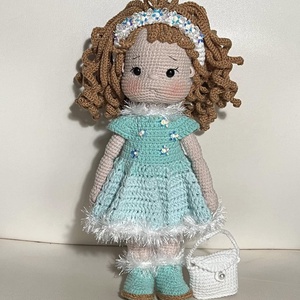 Horgolt Liza baba - játék & sport - baba & babaház - baba - Meska.hu