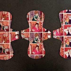 Mosható betét - Mézga család - szépségápolás - intim higiénia - intimbetét - Meska.hu