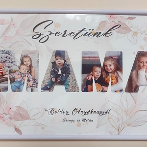 Mama felirat képekből anyáknapjára, Otthon & Életmód, Dekoráció, Kép & Falikép, Fotó, grafika, rajz, illusztráció, MESKA