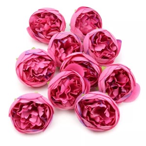 Dekor fejvirág 14 - pink, Kellékek & szerszámok, Dekorációs kellékek, Virágfej, , MESKA