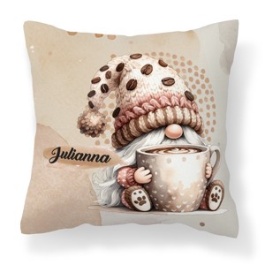 Névvel kérhető - Nagy bögrés kávés manó mintás párna, Otthon & Életmód, Konyhafelszerelés, tálalás, Tálalás, Bögre & Csésze, , MESKA