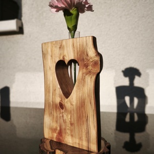 Fa virágszál tartó  - otthon & életmód - dekoráció - virágdísz és tartó - virágtartó - Meska.hu