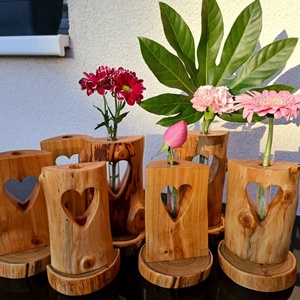 Fa virágszál tartó  - otthon & életmód - dekoráció - virágdísz és tartó - virágtartó - Meska.hu