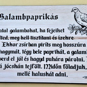 Galambpaprikás 1876-ból, Karácsony, Karácsonyi sütés-főzés, Famegmunkálás, MESKA