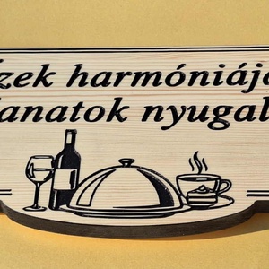 Ízek harmóniája, pillanatok nyugalma., Otthon & Életmód, Dekoráció, Fali és függő dekoráció, Falra akasztható dekor, Famegmunkálás, MESKA