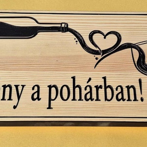 Élmény a pohárban!, Otthon & Életmód, Dekoráció, Fali és függő dekoráció, Falra akasztható dekor, Famegmunkálás, MESKA