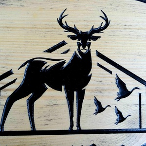 Vadász házszámtábla - otthon & életmód - ház & kert - házszám - Meska.hu