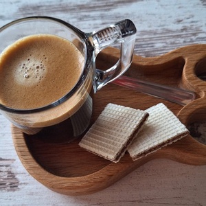 Zenész snackestál (1), Otthon & Életmód, Konyhafelszerelés, tálalás, Tálalás, Tálca, Famegmunkálás, MESKA