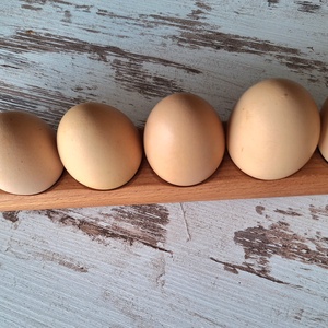 Gőzölt bükkfa tojástartó � 6 darabos  - otthon & életmód - konyhafelszerelés, tálalás - tálalás - tálca - Meska.hu