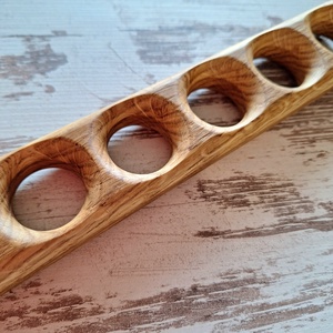 Tölgyfa tojástartó � 6 darabos , Otthon & Életmód, Konyhafelszerelés, tálalás, Tálalás, Tálca, Famegmunkálás, MESKA