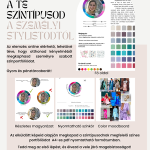 Online színtanácsadás  Személyre szabott színpaletta 12 évszaktípus alapján, stylist által készítve, Művészet, Grafika & Illusztráció, Digitális, Fotó, grafika, rajz, illusztráció, Mindenmás, MESKA