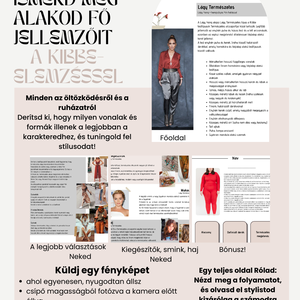 Kibbe testalkatelemzés, testtípus elemzés, stílustanácsadás, személyre szabott útmutató - Meska.hu