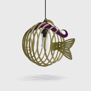 Hallámpa - Fish Called Amanda - otthon & életmód - lámpa - mennyezeti lámpa - Meska.hu