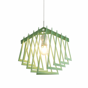 Háromszöglámpa - Bermuda, Otthon & Életmód, Lámpa, Mennyezeti lámpa, Famegmunkálás, MESKA