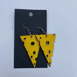 Sajtfülbevaló - ékszer - fülbevaló - lógó fülbevaló - Meska.hu