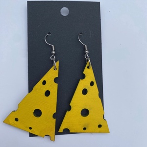 Sajtfülbevaló - ékszer - fülbevaló - lógó fülbevaló - Meska.hu