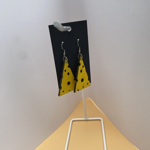 Sajtfülbevaló - ékszer - fülbevaló - lógó fülbevaló - Meska.hu