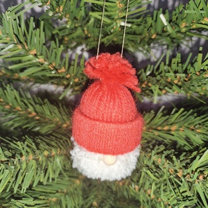 Kézzel készült manó dísz, Karácsony, Karácsonyi lakásdekoráció, Karácsonyfadíszek, Mindenmás, MESKA