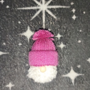 Kézzel készült manó dísz - karácsony - karácsonyi lakásdekoráció - karácsonyfadíszek - Meska.hu