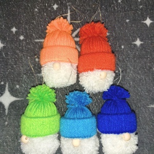 Kézzel készült manó dísz - karácsony - karácsonyi lakásdekoráció - karácsonyfadíszek - Meska.hu