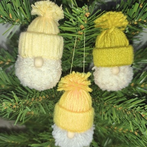 Kézzel készült manó dísz, Karácsony, Karácsonyi lakásdekoráció, Karácsonyfadíszek, Mindenmás, MESKA