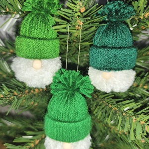 Kézzel készült manó dísz, Karácsony, Karácsonyi lakásdekoráció, Karácsonyfadíszek, Mindenmás, MESKA