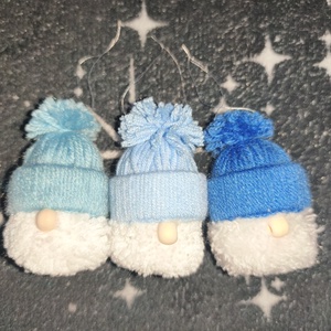 Kézzel készült manó dísz - karácsony - karácsonyi lakásdekoráció - karácsonyfadíszek - Meska.hu