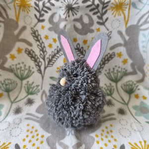 Húsvéti nagy nyuszi dekoráció  - ünnepi díszek, dekorációk - húsvéti díszek és dekorációk - húsvéti asztaldíszek - Meska.hu