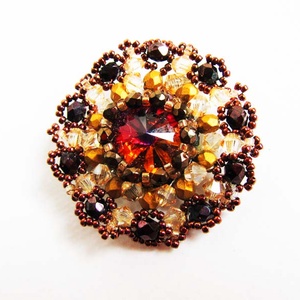 Mandala bross(kitűző) - Meska.hu