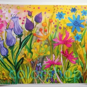 Virágoskert - reprodukció -  - Meska.hu