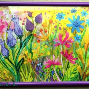 Virágoskert - reprodukció -  - Meska.hu