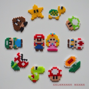 Super Mario mini hűtőmágnes készlet (12 db), Otthon & Életmód, Konyhafelszerelés, tálalás, Konyhai dekoráció, Hűtőmágnes, Mindenmás, MESKA